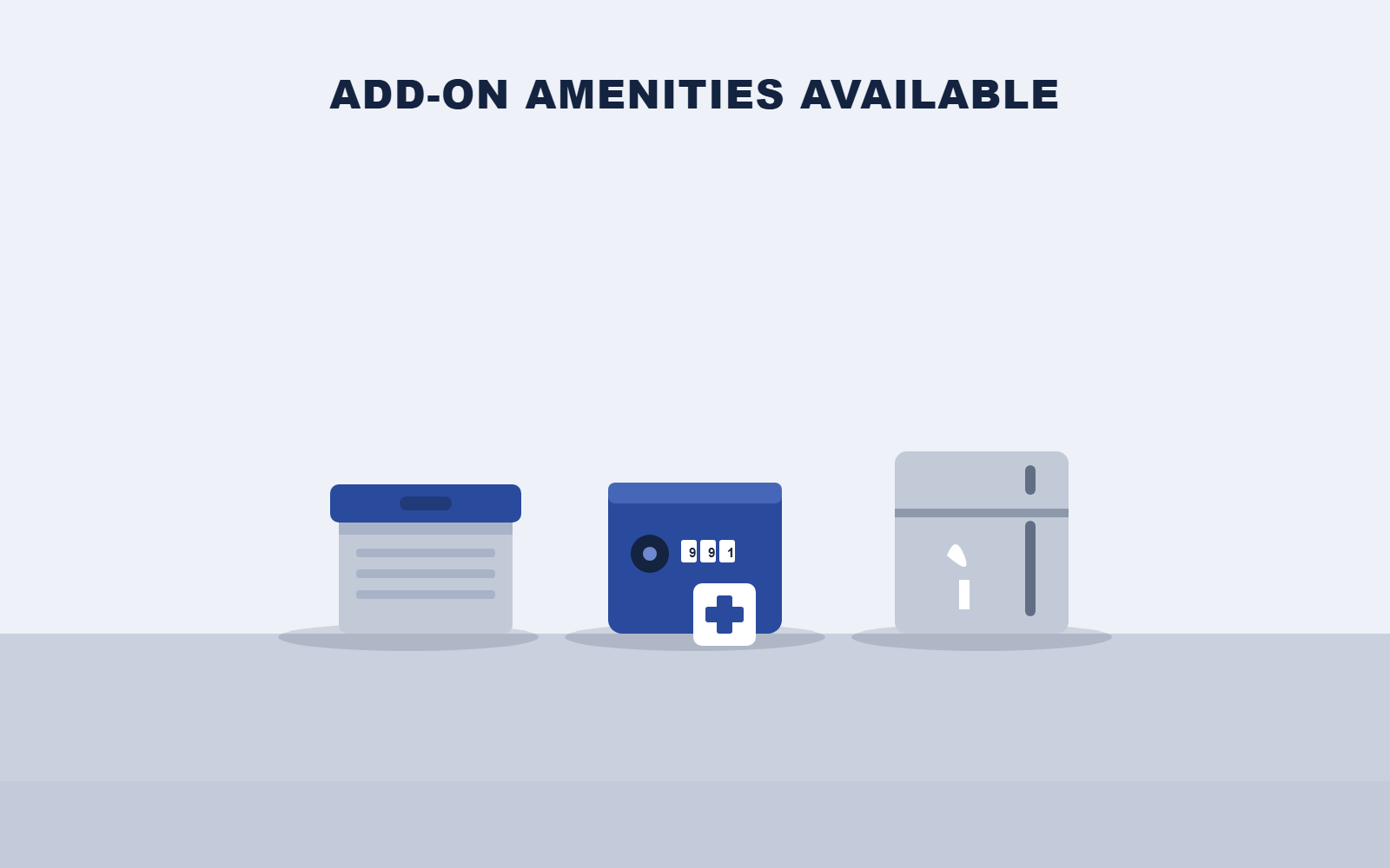Add-On Amenities Available