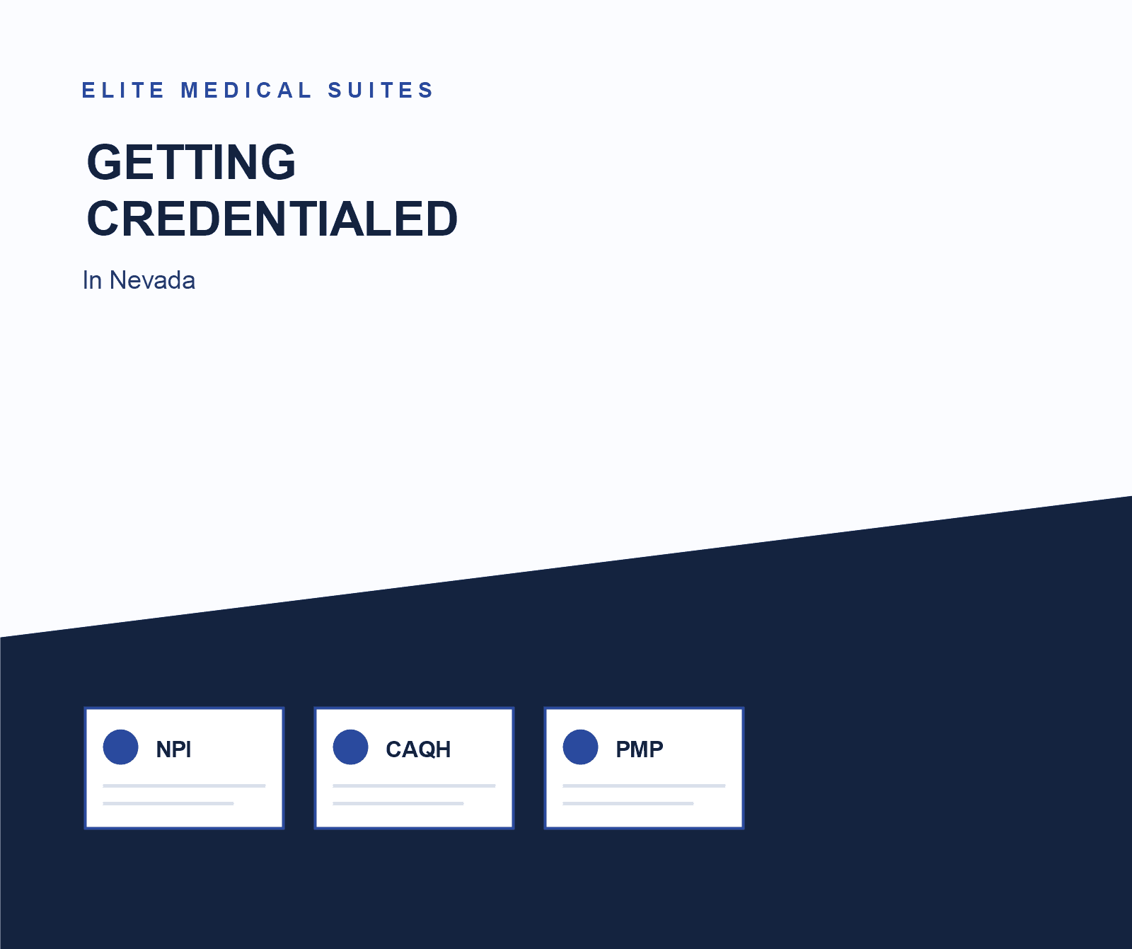 NPI, CAQH, and the PMP: Getting Credentialed as a Nevada Provider